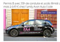 Paris : bon plan forfait permis de conduire à 649€