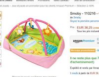 Super affaire puericulture : tapis / aire d’éveil smoby cottoon rose à 17€ (40 ailleurs)