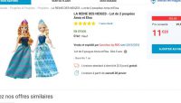 Soldes jouets : 11€ les deux poupées Reine des neiges