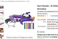 Soldes jouets : arbalette nerf charmed fortune pour 7€ ( moitié prix)