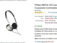 5€ le casque philips SBCHL145
