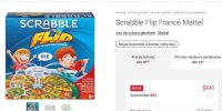 Jeu Scrabble Flip à 5.4€