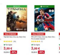 Jeu Xbox one TITAN FALL et PES 2015 à 3.99€ .. mega affaire