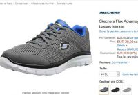 Chaussures running fitness skechers flex advantage à 28€