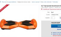 Moins de 140€ le giropode hoverboard