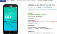 Bon plan smartphone : ASUS ZENFONE 2 2go / 16go à 99€ ( cdiscount)