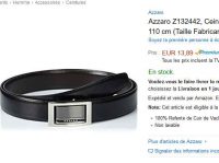 Moins de 13€ la ceinture en cuir azzaro ( premium amazon)