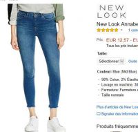 Jeans New Look Skinny pour femmes à 12.5€