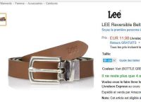 Mode : 12 la ceinture cuir femmes Lee reversible