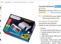 Console Nes Classic Mini de nouveau commandable sur amazon à 69.99