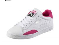 32€ les chaussures de tennis en cuir Puma Match pour femmes