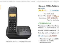 Telephone repondeur gigaset à 18€