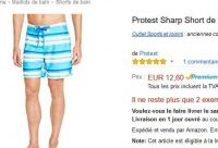 Super affaire : Boardshort PROTEST pour hommes à 12.6€ (en M et L)