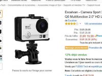 Caméra sportive wifi à moins de 20€