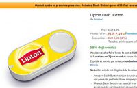 Amazon : Dash Button Lipton à 2.49 + 4.99€ de remboursés à la premiere commande
