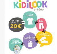Gemo Kidilook 1haut+1bas+1paire chaussures+1 surprise 20 €