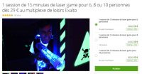 Lyon : bon plan parties de laser game à prix réduit