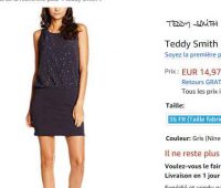 Moins de 15€ la robe teddy smith robia