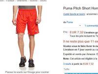 Short Puma Pitch hommes à 6 – 7€ (en S M L)