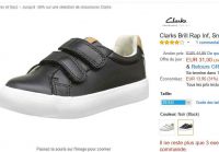 Sneakers cuir clarks enfants à 31€