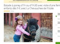 Marseille : moitié prix pour une balade en poney + visite ferme ( la chevauchée de l’etoile)