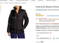 Doudoune Puma Femmes à 27€ (en L uniquement)