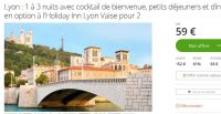 Lyon : bon plan hotel 4etoiles Holiday Inn à partir de 59€ la nuit