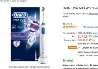 Brosses à dent oral b pro 600 à 25€