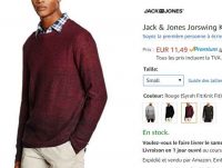 Mode : Pull Jack and Jones hommes à 11.49€