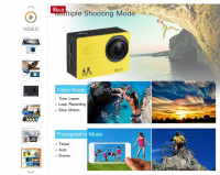 BONNE AFFAIRE : camera sport WIFI 16mpx Full HD 170 ° 18,39 euros port inclus