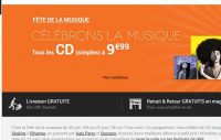 Musique : tous les cd à 9.99€ sur le site de la fnac jusqu’au 22 juin