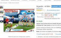 Jeu Football Challenge Dujardin à moins de 15€ ( plus de 30 ailleurs generalement)