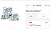 Soldes: kit creatif sentosphere Aquarellum DAUPHNs à 4.8€