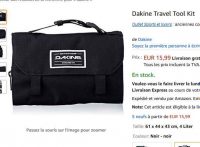 Trousse de toilette Dakine travel kit à 15.99€ ( le double un peu partout)