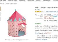 14€ la tente chateau pour enfant