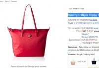 37.5€ le sac cabas tommy Hilfiger pour femmes (sac Poppy Tote )