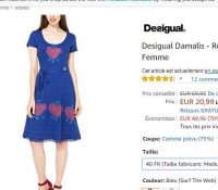 Robe Desigual Damalis à 20.99€