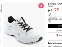 Running hommes : 6€ seulement la paire de chaussures !!!