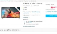 Tv 4k 55 pouces polaroid à 385€