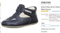 Chaussures naissance cuir geox à 15 – 20€