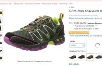 Chaussures de trail femmes CPM ATLAS à 24€