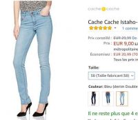 Jeans cache cache Istaho-Brod pour femmes à 9€