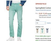 Pantalon hommes Springflied à 13€