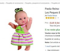 9.94€ la poupée paola reina irina