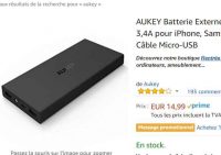 Batterie AUkey 16000mah à 14.99€