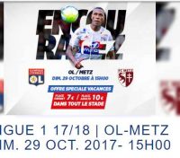 Match Lyon Metz du 29/10 : toutes les places à 10€ (ou 7 pour les enfants)