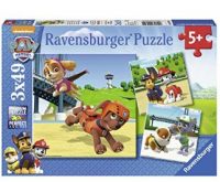 Lot de 3 Puzzles Pat Patrouille Ravensburger à 8€