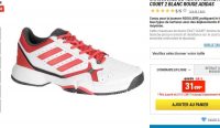 Chaussures tennis adidas Fast Court pour femmes à 32€