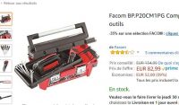 Bricolage: 83€ la caisse à outils facom BP.P20CM1PG avec 15 outils