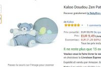 Super affaire : le doudou zen patapouf kaloo à moins de 10€